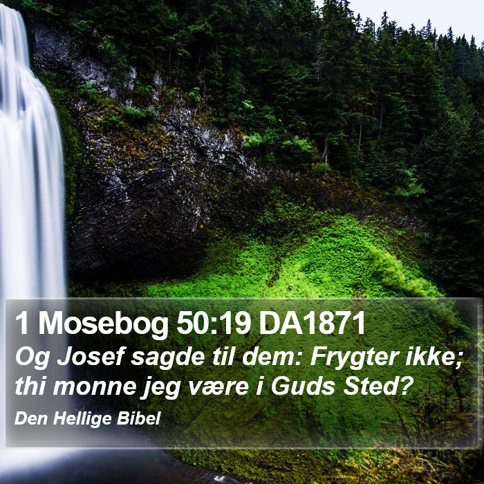 1 Mosebog 50:19 DA1871 Bible Study