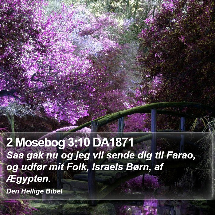 2 Mosebog 3:10 DA1871 Bible Study