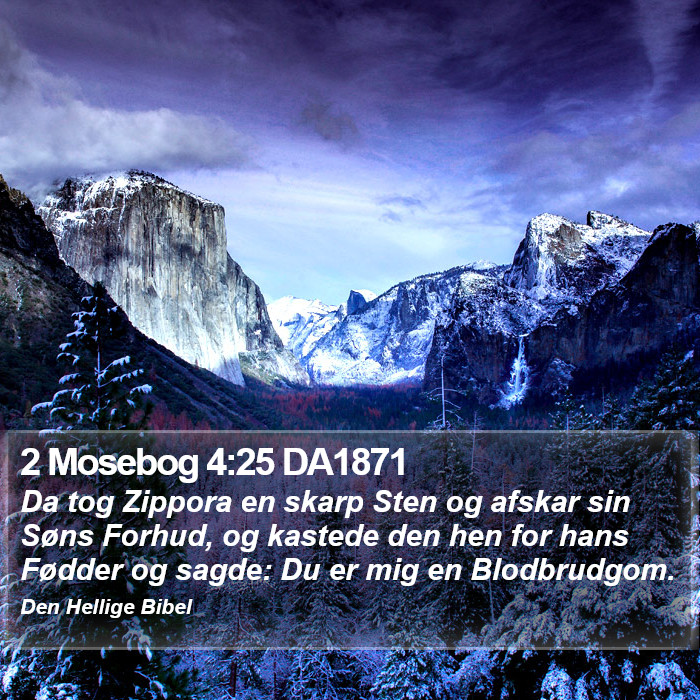 2 Mosebog 4:25 DA1871 Bible Study