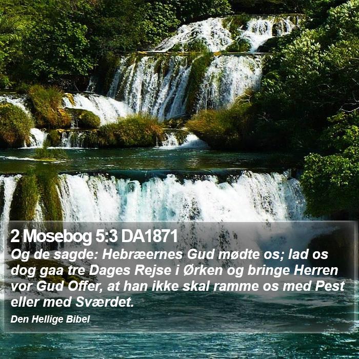 2 Mosebog 5:3 DA1871 Bible Study