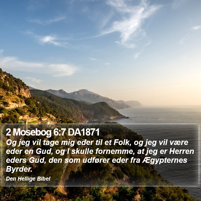 2 Mosebog 6:7 DA1871 Bible Study