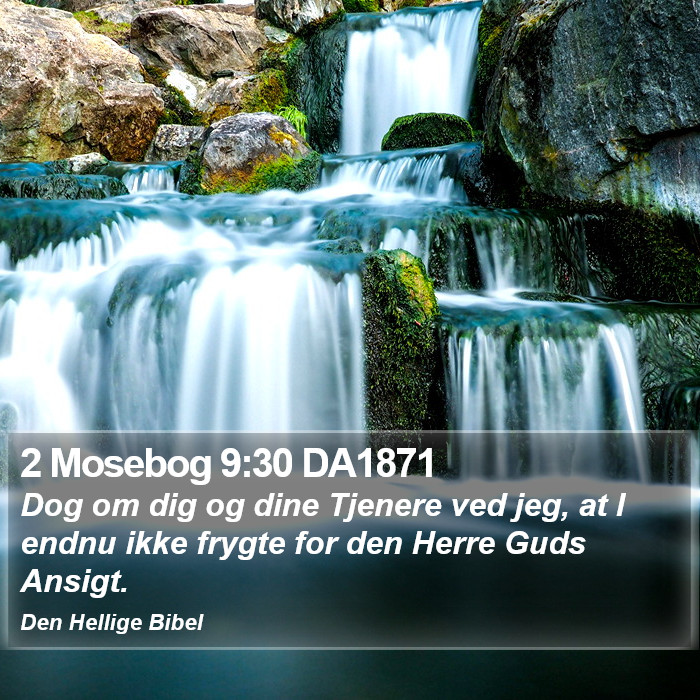 2 Mosebog 9:30 DA1871 Bible Study