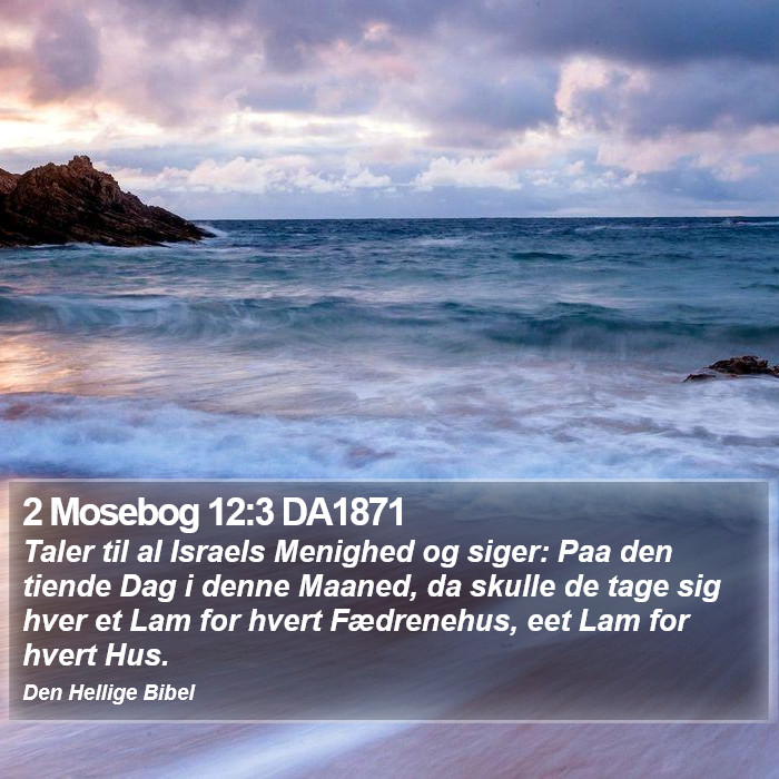 2 Mosebog 12:3 DA1871 Bible Study