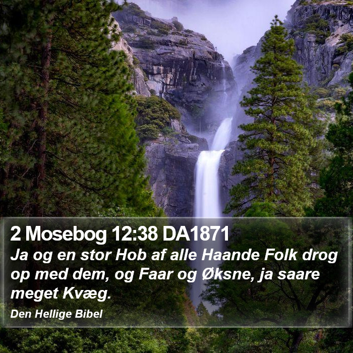 2 Mosebog 12:38 DA1871 Bible Study