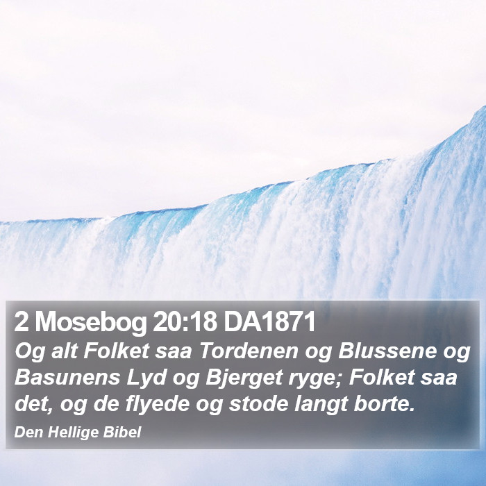 2 Mosebog 20:18 DA1871 Bible Study
