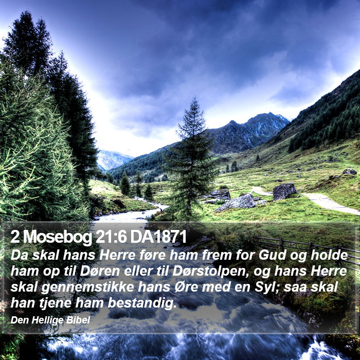 2 Mosebog 21:6 DA1871 Bible Study