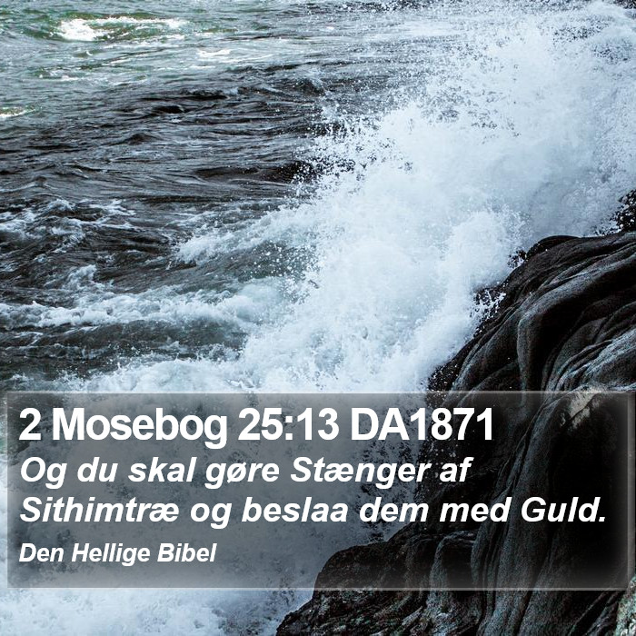 2 Mosebog 25:13 DA1871 Bible Study