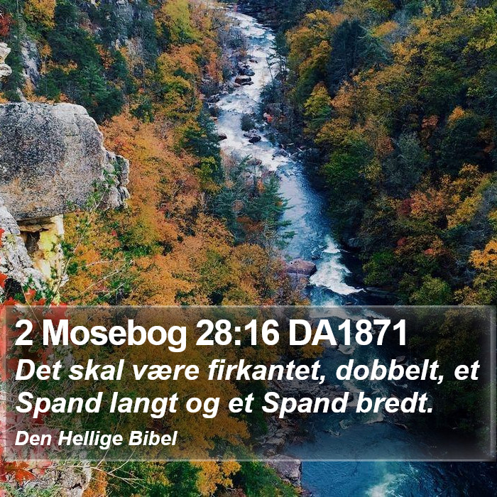 2 Mosebog 28:16 DA1871 Bible Study