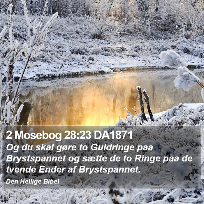 2 Mosebog 28:23 DA1871 Bible Study