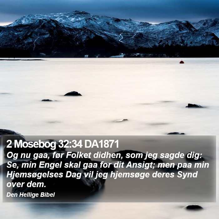 2 Mosebog 32:34 DA1871 Bible Study