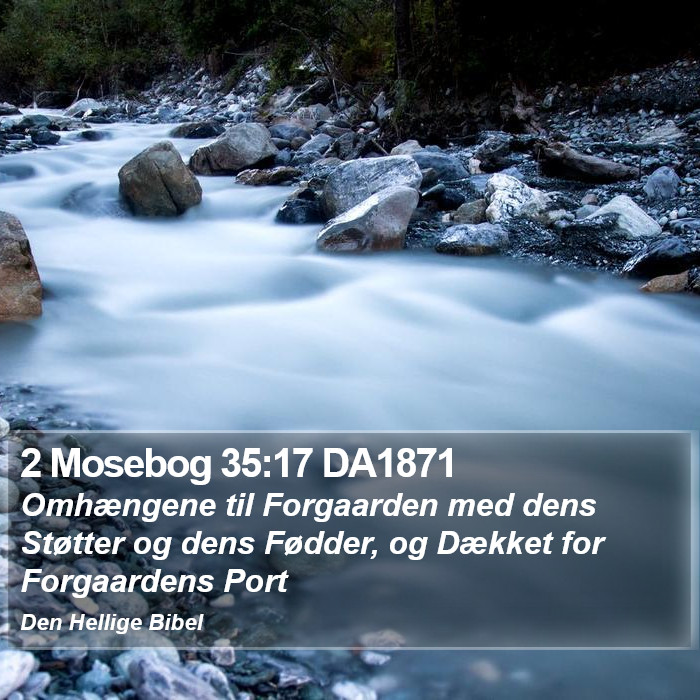 2 Mosebog 35:17 DA1871 Bible Study