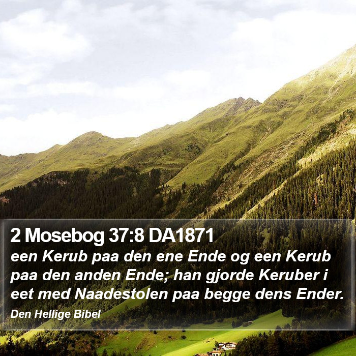 2 Mosebog 37:8 DA1871 Bible Study