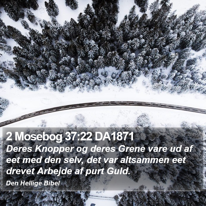 2 Mosebog 37:22 DA1871 Bible Study