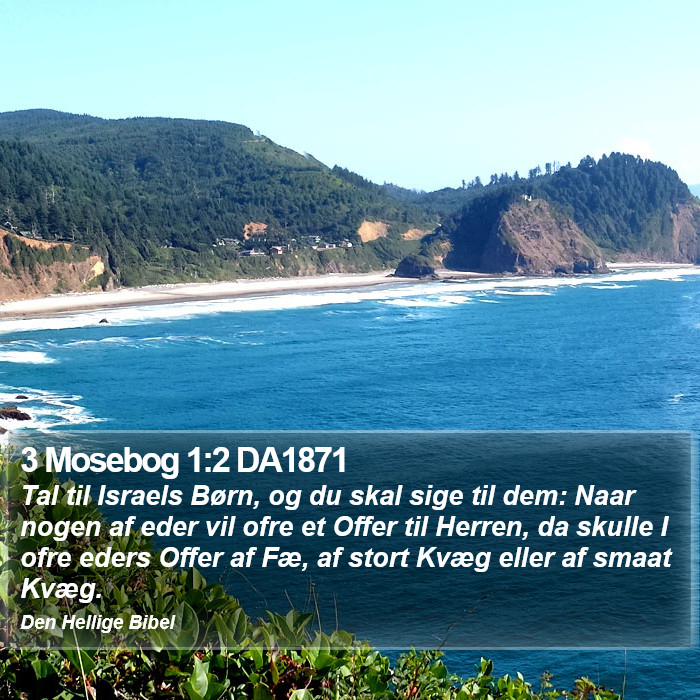 3 Mosebog 1:2 DA1871 Bible Study