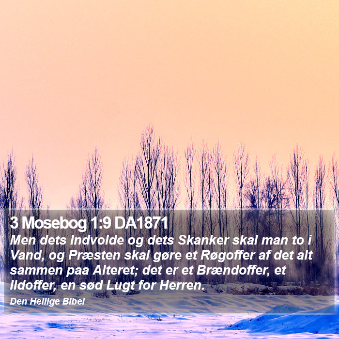 3 Mosebog 1:9 DA1871 Bible Study