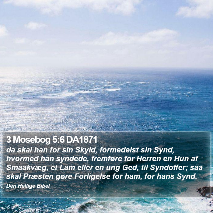 3 Mosebog 5:6 DA1871 Bible Study