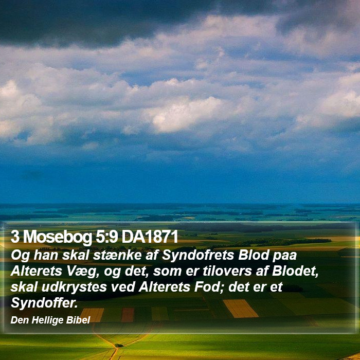 3 Mosebog 5:9 DA1871 Bible Study