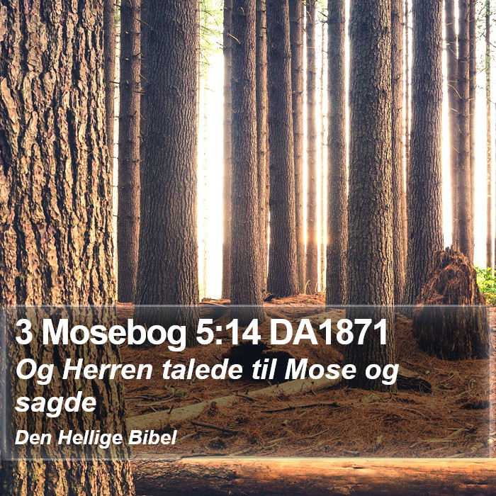 3 Mosebog 5:14 DA1871 Bible Study