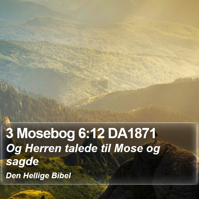 3 Mosebog 6:12 DA1871 Bible Study