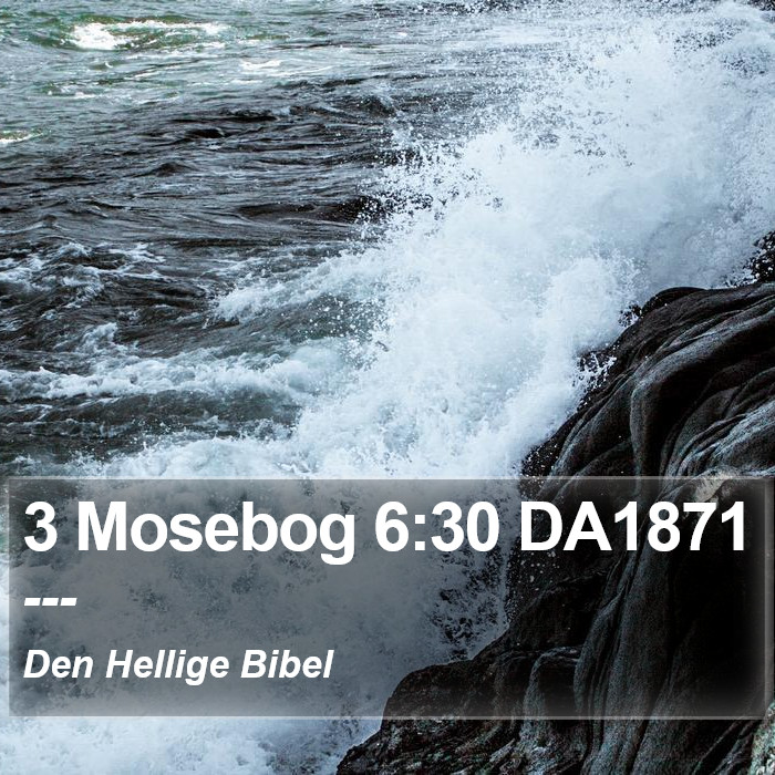 3 Mosebog 6:30 DA1871 Bible Study