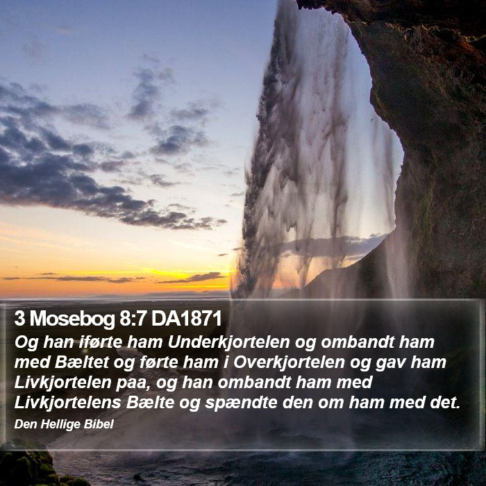 3 Mosebog 8:7 DA1871 Bible Study