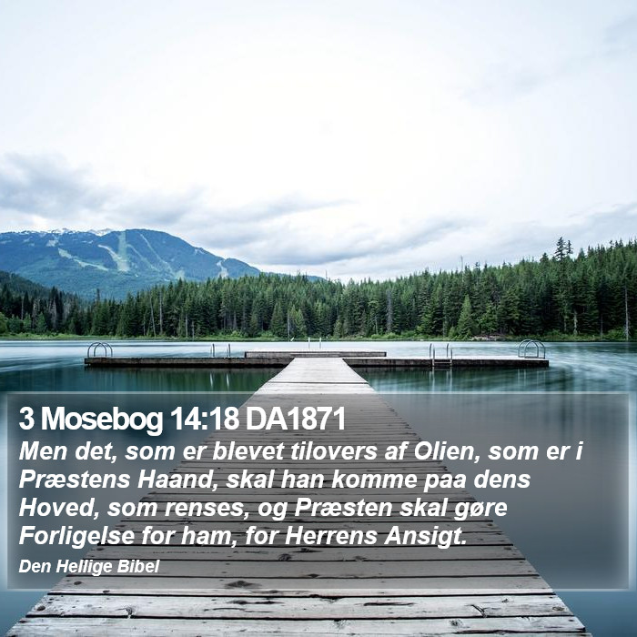 3 Mosebog 14:18 DA1871 Bible Study