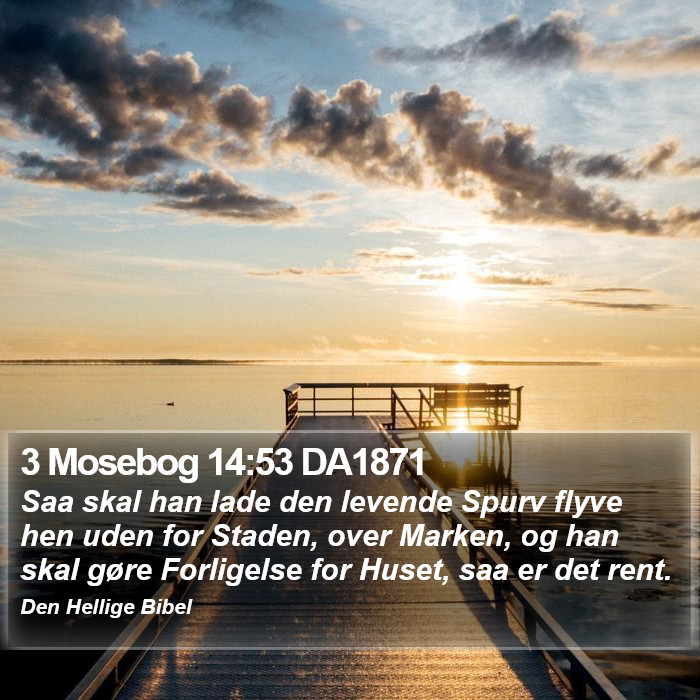 3 Mosebog 14:53 DA1871 Bible Study