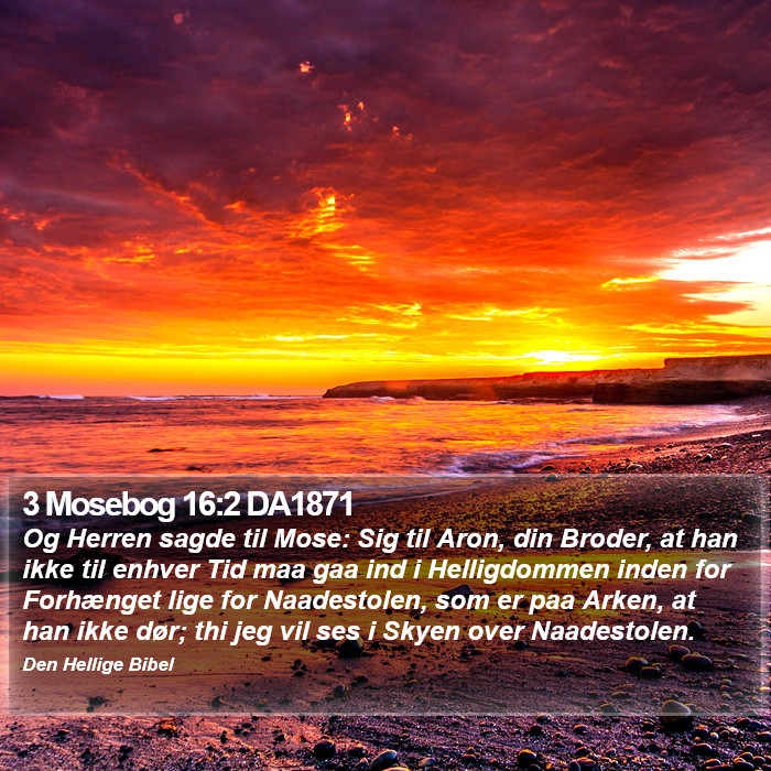 3 Mosebog 16:2 DA1871 Bible Study