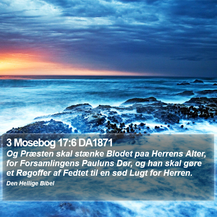 3 Mosebog 17:6 DA1871 Bible Study