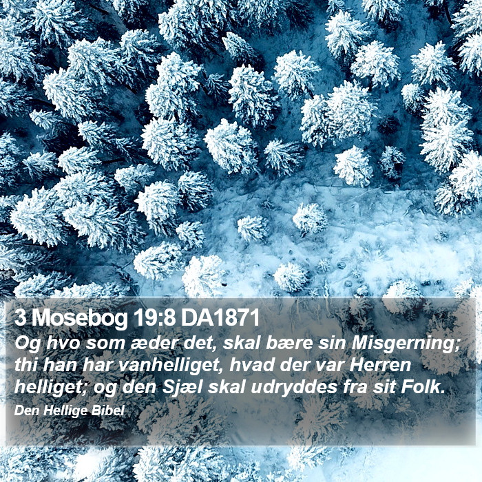 3 Mosebog 19:8 DA1871 Bible Study