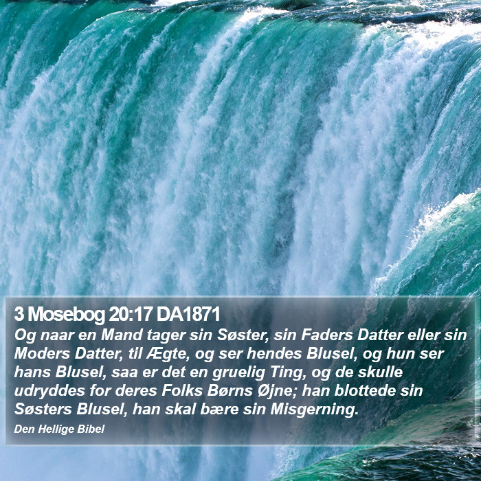 3 Mosebog 20:17 DA1871 Bible Study