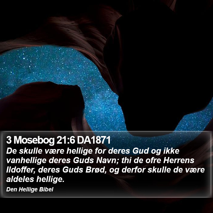 3 Mosebog 21:6 DA1871 Bible Study