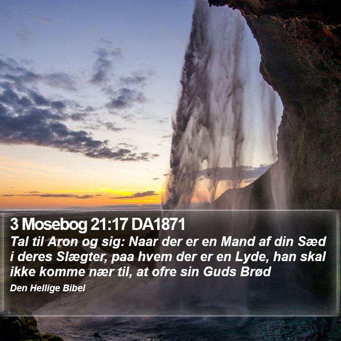 3 Mosebog 21:17 DA1871 Bible Study