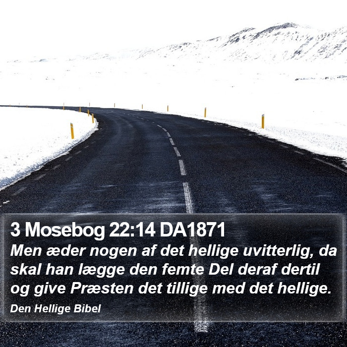 3 Mosebog 22:14 DA1871 Bible Study