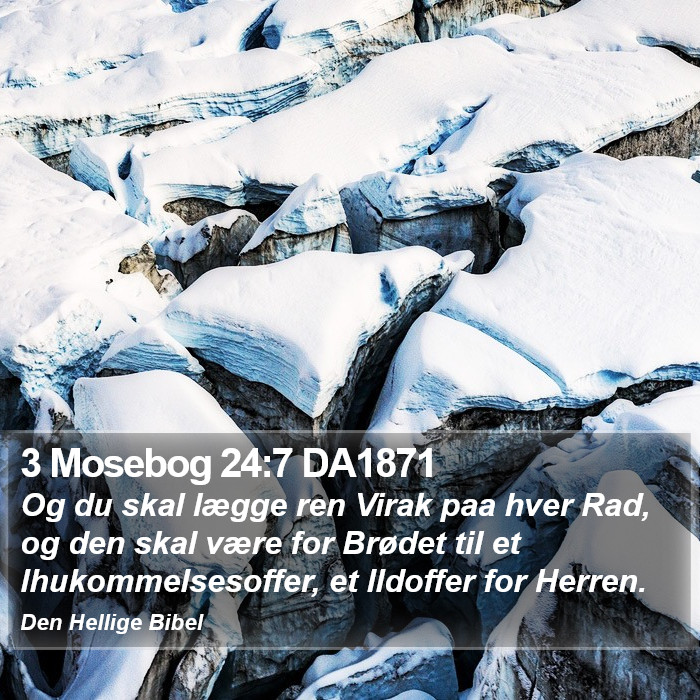 3 Mosebog 24:7 DA1871 Bible Study