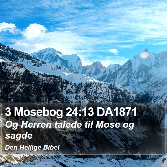 3 Mosebog 24:13 DA1871 Bible Study