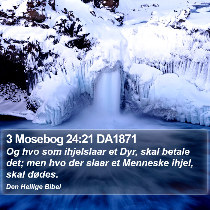 3 Mosebog 24:21 DA1871 Bible Study