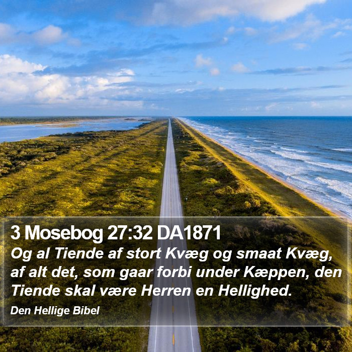 3 Mosebog 27:32 DA1871 Bible Study