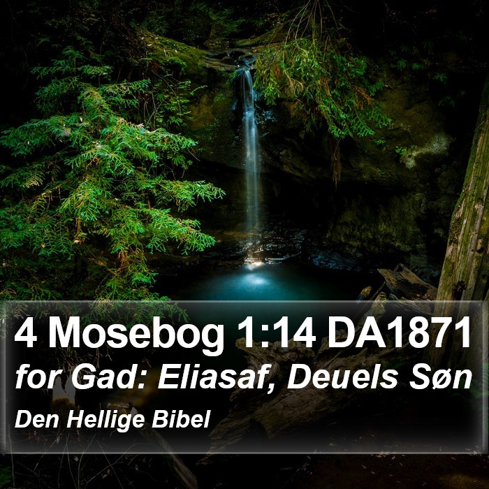 4 Mosebog 1:14 DA1871 Bible Study