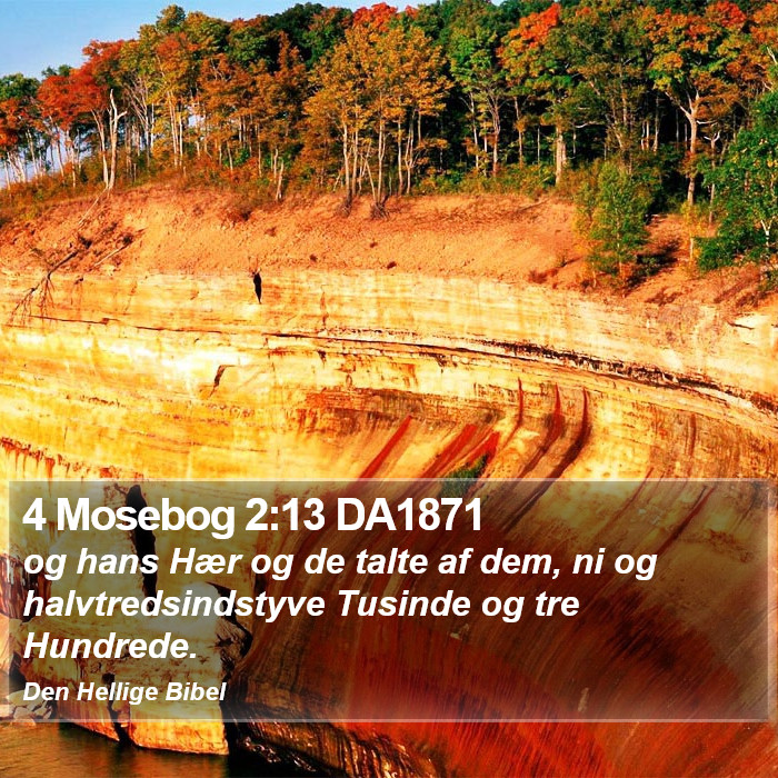 4 Mosebog 2:13 DA1871 Bible Study