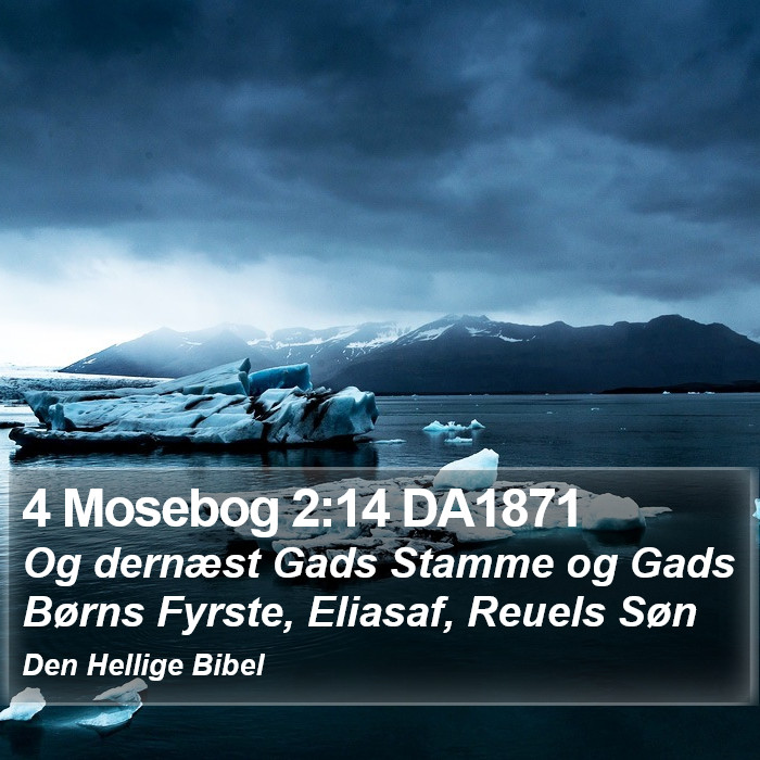 4 Mosebog 2:14 DA1871 Bible Study