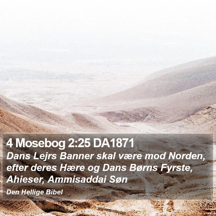 4 Mosebog 2:25 DA1871 Bible Study