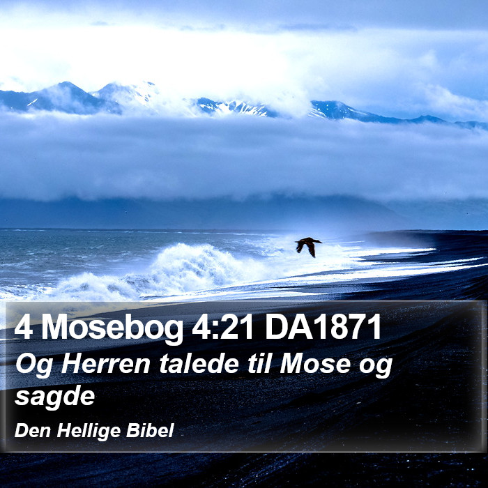 4 Mosebog 4:21 DA1871 Bible Study