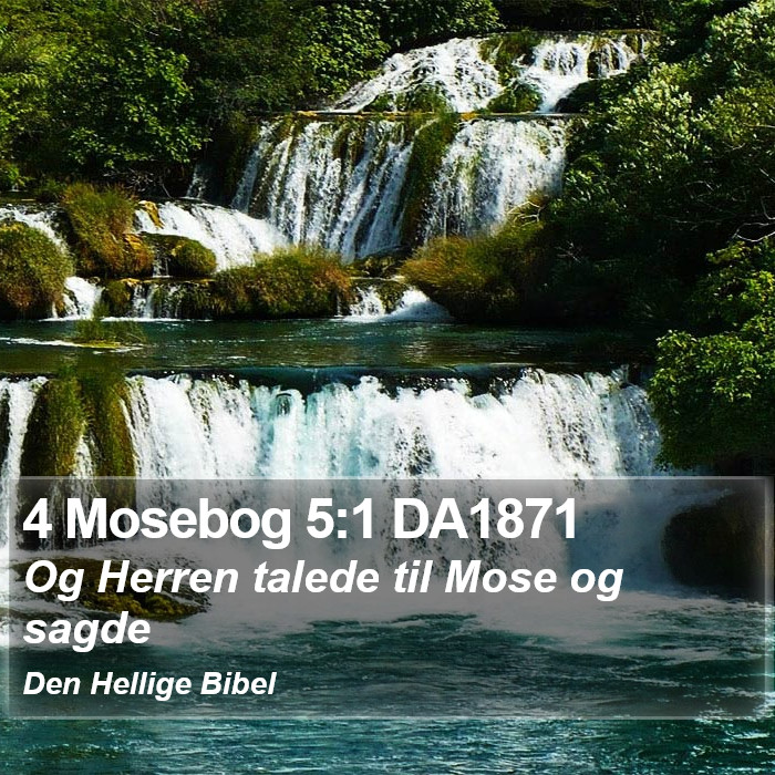 4 Mosebog 5:1 DA1871 Bible Study