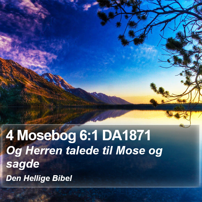 4 Mosebog 6:1 DA1871 Bible Study