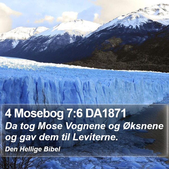 4 Mosebog 7:6 DA1871 Bible Study