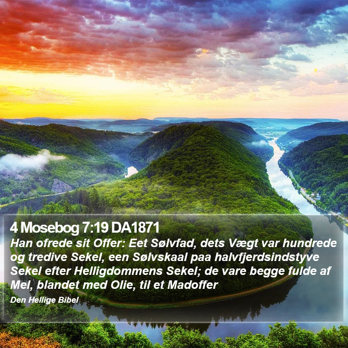 4 Mosebog 7:19 DA1871 Bible Study