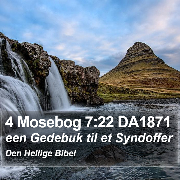 4 Mosebog 7:22 DA1871 Bible Study