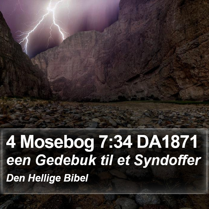 4 Mosebog 7:34 DA1871 Bible Study
