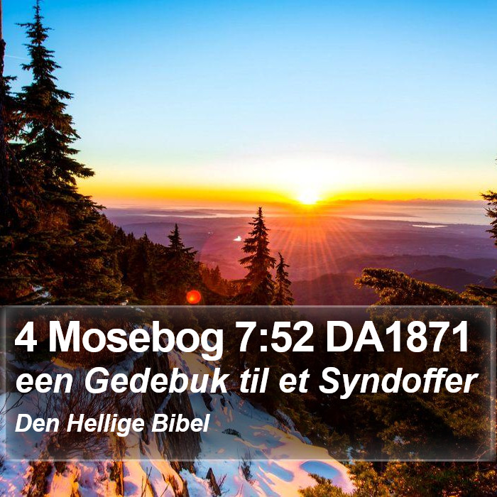 4 Mosebog 7:52 DA1871 Bible Study